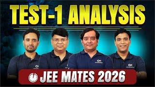 JEE Mates Test-1 Overall Analysis — Safe Score & Full Breakdown (All Faculty) | JEE Main 2026