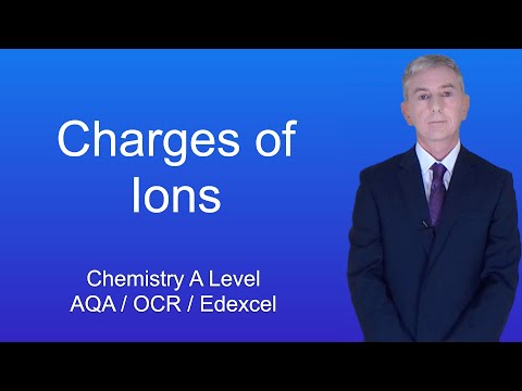 Chemistry A Level Charges of Ions