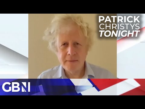 Boris Johnson wishes GB News viewers a happy new year as he looks forward to 2024.