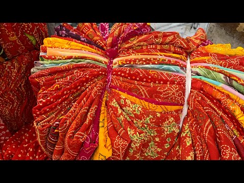 सूरत में शादी -विवाह स्पेशल साड़ी FACTORY SALE लूट सको तो लूट लो 🔥SAREE FACTORY SURAT 2024|SURAT