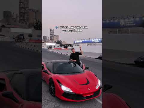 When they say that you can’t drift 😆 #sportcar #drifting #supercar #ferrari #fyp #carmemes