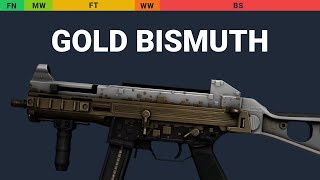 UMP-45 Gold Bismuth Wear Preview
