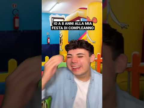 Io a 8 anni alla mia festa di compleanno - Gabriele Vagnato