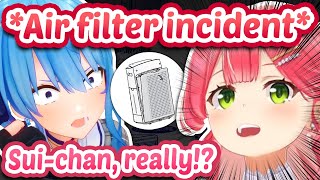 Miko Speaks Up About Suisei's Air Filter Incident... 💀 【ENG Sub Hololi