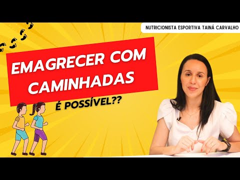 Emagrecer caminhando, é possível?