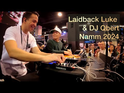 Laidback Luke X DJ Qbert at NammShow 2024