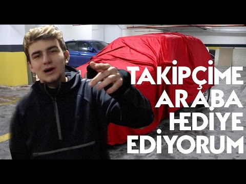 BİR TAKİPÇİME ARABA HEDİYE EDİYORUM / 1 MİLYON ABONE ÖZEL