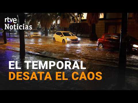 La lluvia golpea a la Comunidad Valencia y Cataluña y causa la muerte de una persona | RTVE Noticias