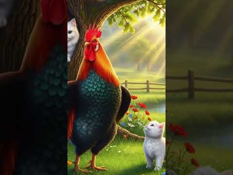 The Great Chicken Heist #whitecat, #whitekitten, #cutecat, #catviralvideos