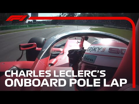 Charles Leclerc's Onboard Pole Lap | 2019 Italian Grand Prix | Pirelli