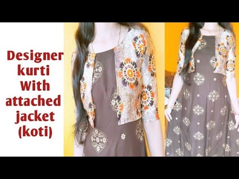 Flared A-line kurti in 2.5 meters cloth cutting and stitching malayalam -  YouTube