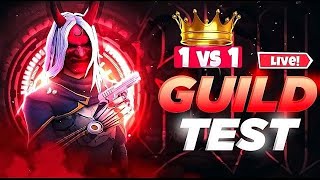 Free Fire Live Guild Test 1.8M Subscribers Youtuber Guild #freefirelive #ffguildtest #live