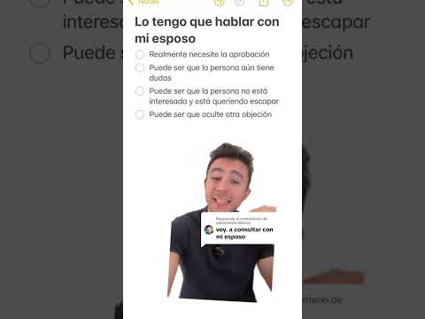 Cómo superar la objeción lo tengo que hablar con mi esposa