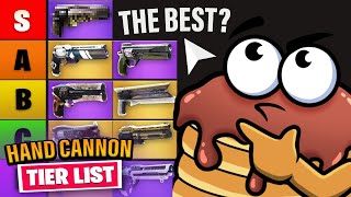 I Ranked Every Hand Cannon in a Tier List (Destiny 2)
