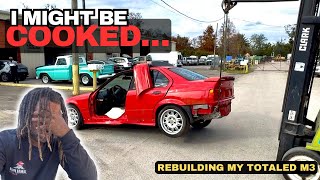 Started Rebuilding This WRECKED M3... Already Regretting It..