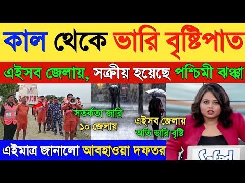 শীত বিদায়ে রাজ্যে হাজির বৃষ্টি, সক্রীয় হয়েছে পশ্চিমী ঝঞ্ঝা ভিজবে এইসব জেলা || Weather Alert Today