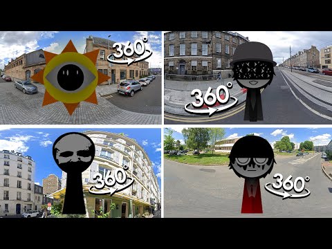 Find All Horror Version Sprunki Incredibox | Finding Challenge 360º VR Video - TDC Tan