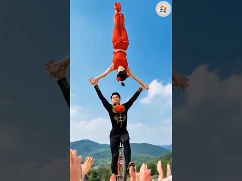 very beautiful girl and boy circus #shortvideos #trending #shortsfeed ##viralvideos