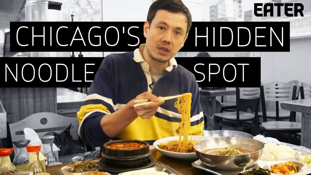 The Best Noodles and Banchan Are Hidden in the Back of a Korean Grocery Store Dining on a Dime
