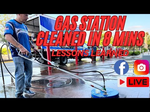 Diamond Power Washers | Gas Station Power Washing In Action! Media Room |