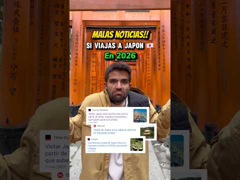 Japón será más caro en 2026! 🇯🇵😰 #japon #viajes