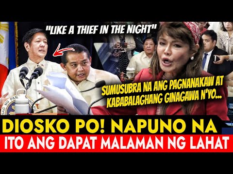 OMG! Naku Po! IMEE MARCOS TINAWAG NA MAGNANAKAW si PBBM MARTIN RUMUALDEZ NILAGLAG AKAP DPWH BUDGET