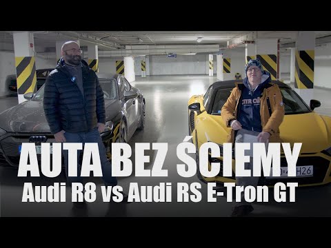 Auta bez ściemy - Audi R8 Spyder V10 RWD kontra Audi RS e-tron GT