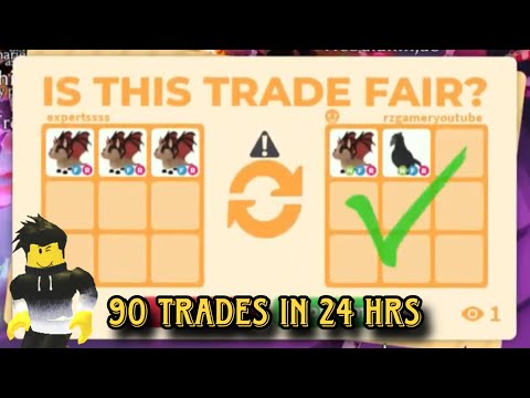 I ACCEPTED 90 TRADES for 24 hours | Roblox Adopt Me!