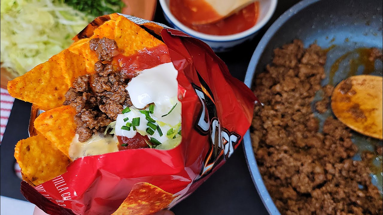 Frito Pie and Loaded Doritos Nacho Cheese Sauce Recipe Game Day Food Ideas