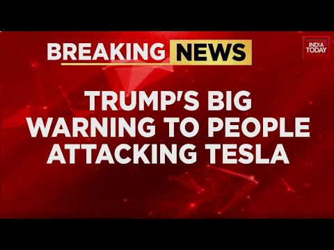 Trump Warns Of 20-Year Jail Term For Tesla Attackers As Musk Faces Business Threats | India Today