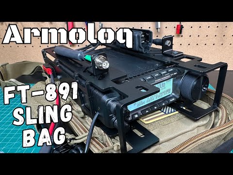 My Armoloq Yaesu FT-891 HF Radio Sling Bag.