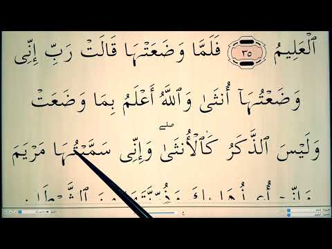 Quran for Beginners Lesson 138 - Surah Ali 'Imran (ayahs 36-37)