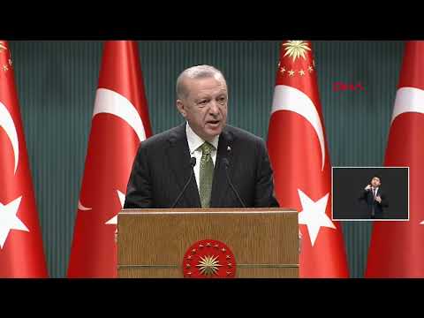 #CANLI Cumhurbaşkanı Erdoğan Kabine Sonrası Açıklamalarda Bulunuyor