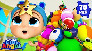Twinkle, My Golden Star 🌟 | Little Angel And Friends Kid Songs