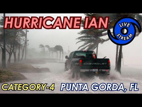 LIVE: Chasing Hurricane IAN as Eyewall Smashes into Florida {Extended Stream}