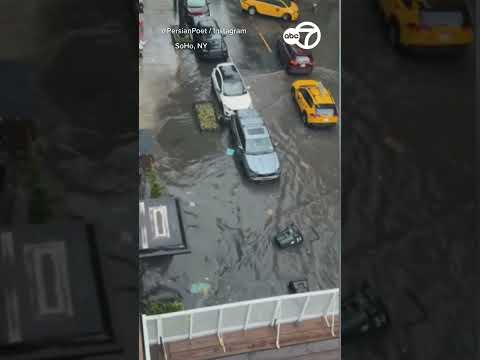 New York slammed with flash flooding Saturday, July 18, 2026