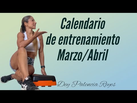 Conversemos / Calendario de entrenamiento Marzo / Abril 