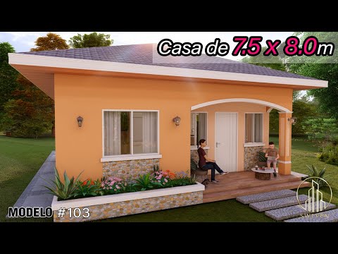 Casa de 7.5 x 8.0m