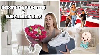 BECOMING PARENTS / SURPISING HER!