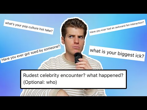 the rudest celebrity I’ve ever met - Q&A 👀