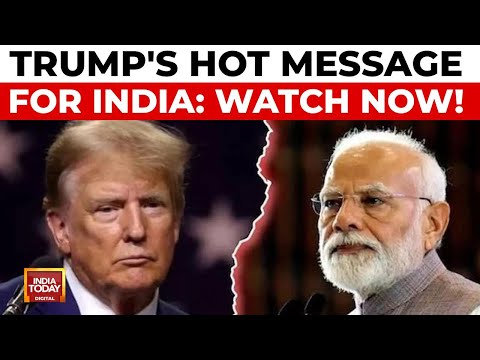 Trump on India: 'Friends With Modi' But 'Going Through A Moment' Over Russia Oil | India Today News