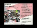 Political Participation and Engagement