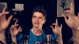 ASMR Whispered Rambling and Light Hand Sounds - A Life Update