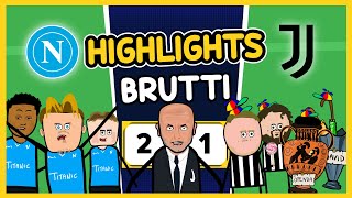 AL MARADONA VINCE IL NAPOLI (di nuovo) NAPOLI-JUVENTUS 2-1 | HIGHLIGHTS BRUTTI
