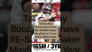 NFL News 🚨 | Tampa Bay Buccaneers have RE-SIGNED Baker Mayfield to 3 Year $165 Million Deal