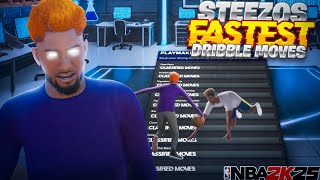 THE #1 FASTEST DRIBBLE SIGS IN NBA 2K25 | THESE MOVES WILL BREAK NBA 2K25 | HOW TO DRIBBLE FASTER
