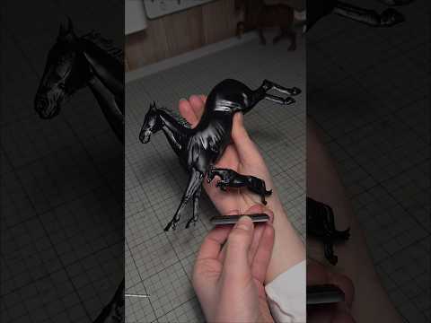 Unboxing my first jumping resin👀✨️#modelhorse #schleich #3dprint #miniaturemodel #modelhorses