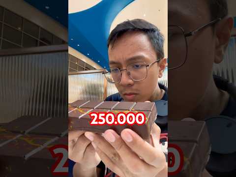 pencarian coklat paling enak ⁉️ #foodreview #coklat #mrbeast #shorts
