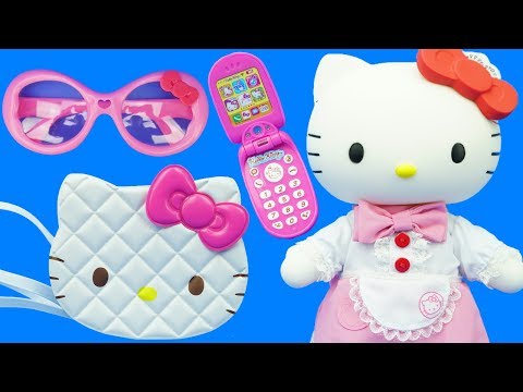 Hello Kitty、凱蒂貓的手提袋兒童玩具