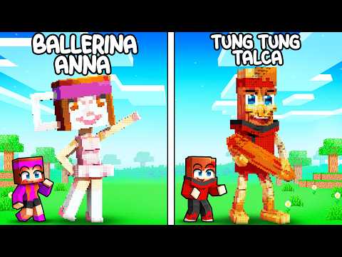 Construire des Statues Géantes de YouTubeur Brainrots sur Minecraft !